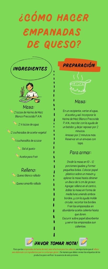 Empanadas venezolanas aptas para celiacos