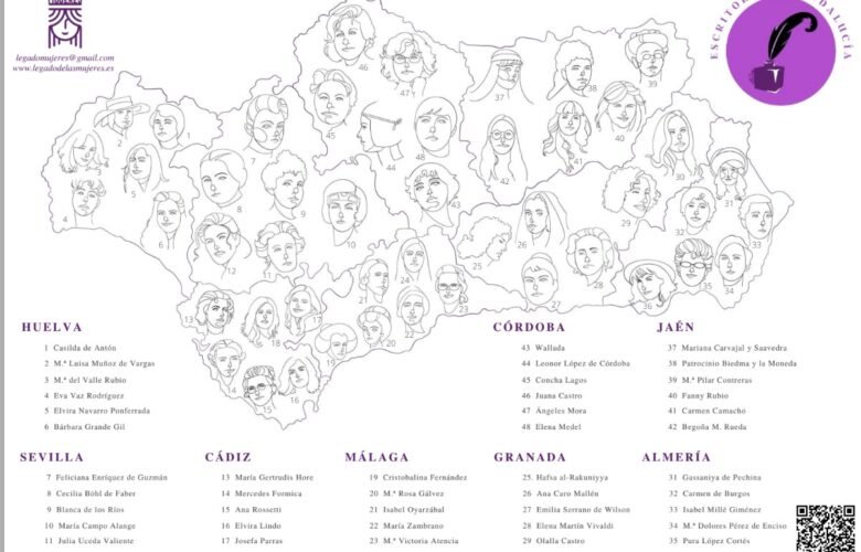 ¿Sabías que existe un mapa de escritoras andaluzas?