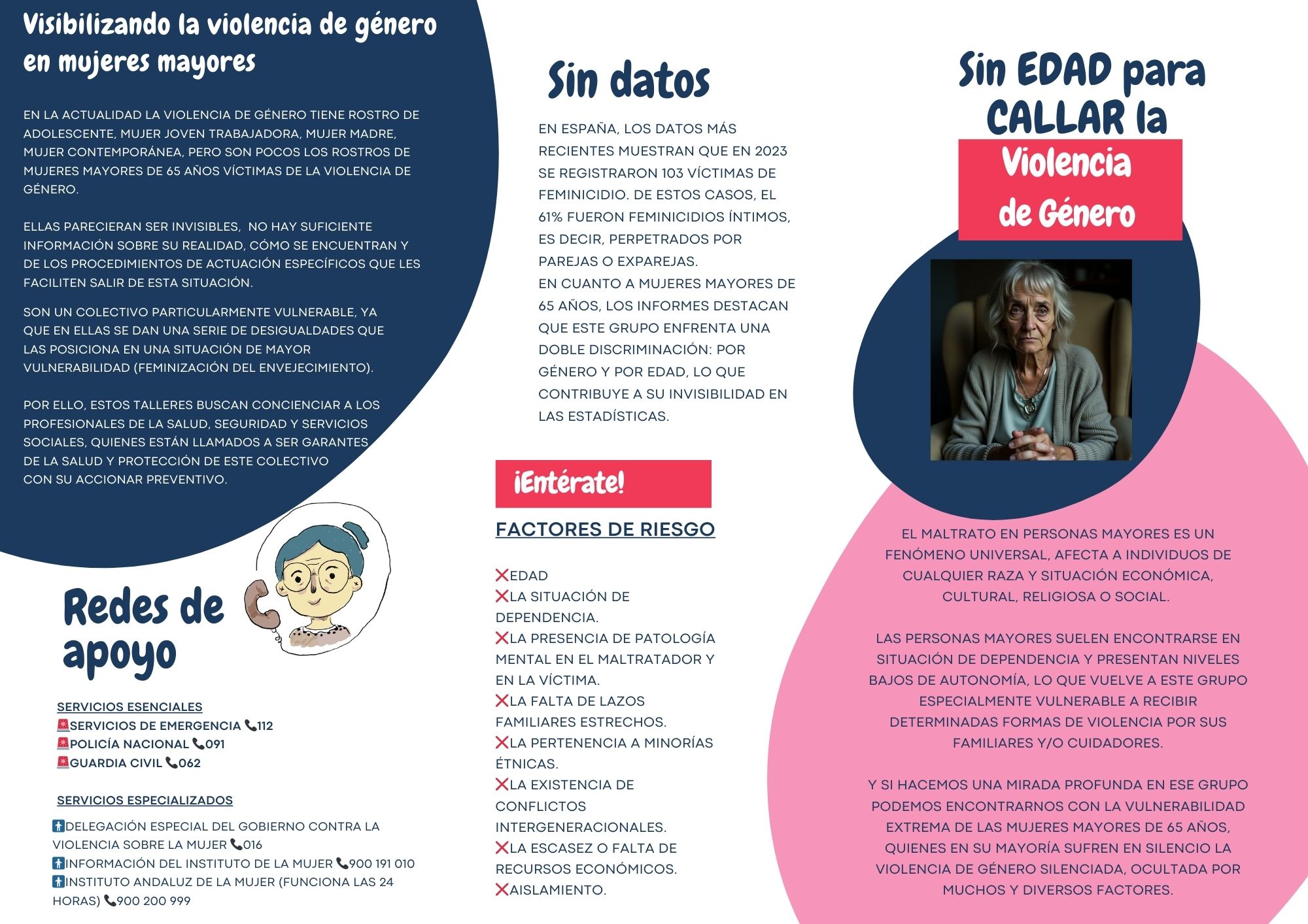 sin edad para callar la violencia de género